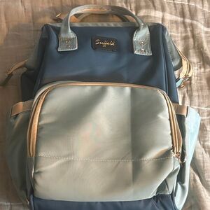 The Suffolk Company Bag blue and teal dance backpack / bag